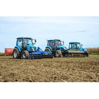 LS tractors with various working machines of the brand Hofman, InterTech